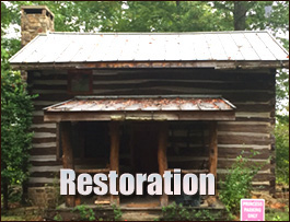 Historic Log Cabin Restoration  Kenansville, North Carolina